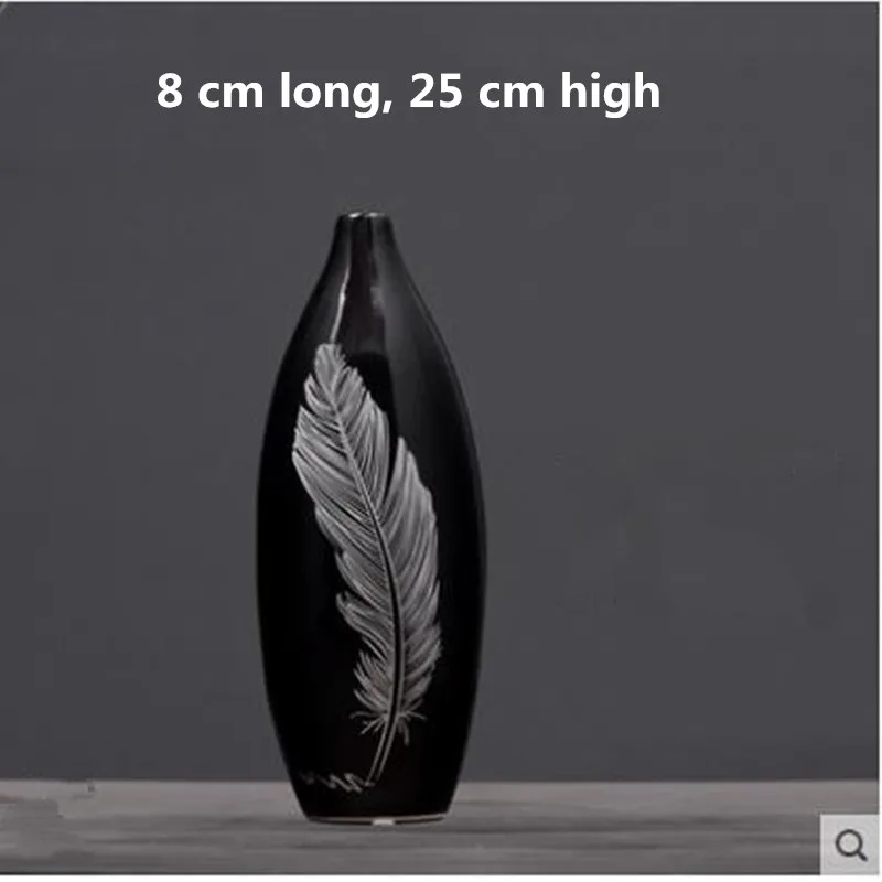 

European-style ceramic vase, home living room flower arrangement, Nordic fake flower decoration crafts