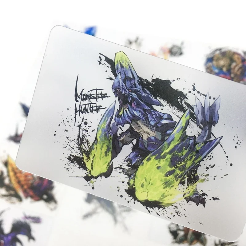 Монстр Хантер коллекция мировых карт игра сияющая коробка ПВХ карты игрушки для