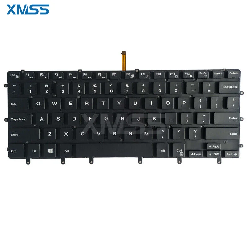 

Клавиатура для ноутбука Dell XPS 15 9550 9560 9570 Inspiron 15-7558 7568 US Blackit