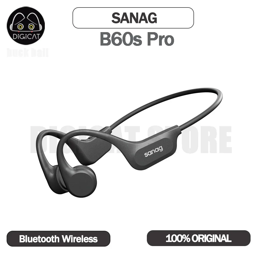 Беспроводные наушники Sanag B60s Pro Runbeat Bluetooth цвет черный