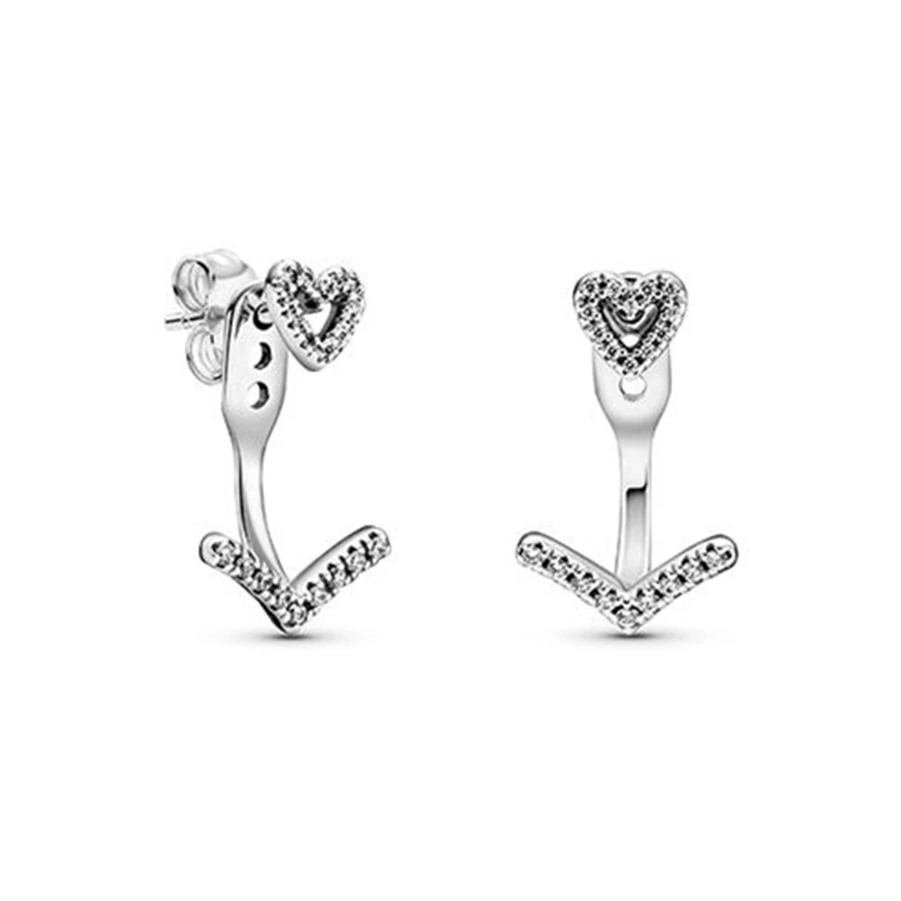 

925 Silver Fit for Pandora Original Sparkling Votive Love Charm Making Romantic Anniversary Party Woman Jewelry Gifts