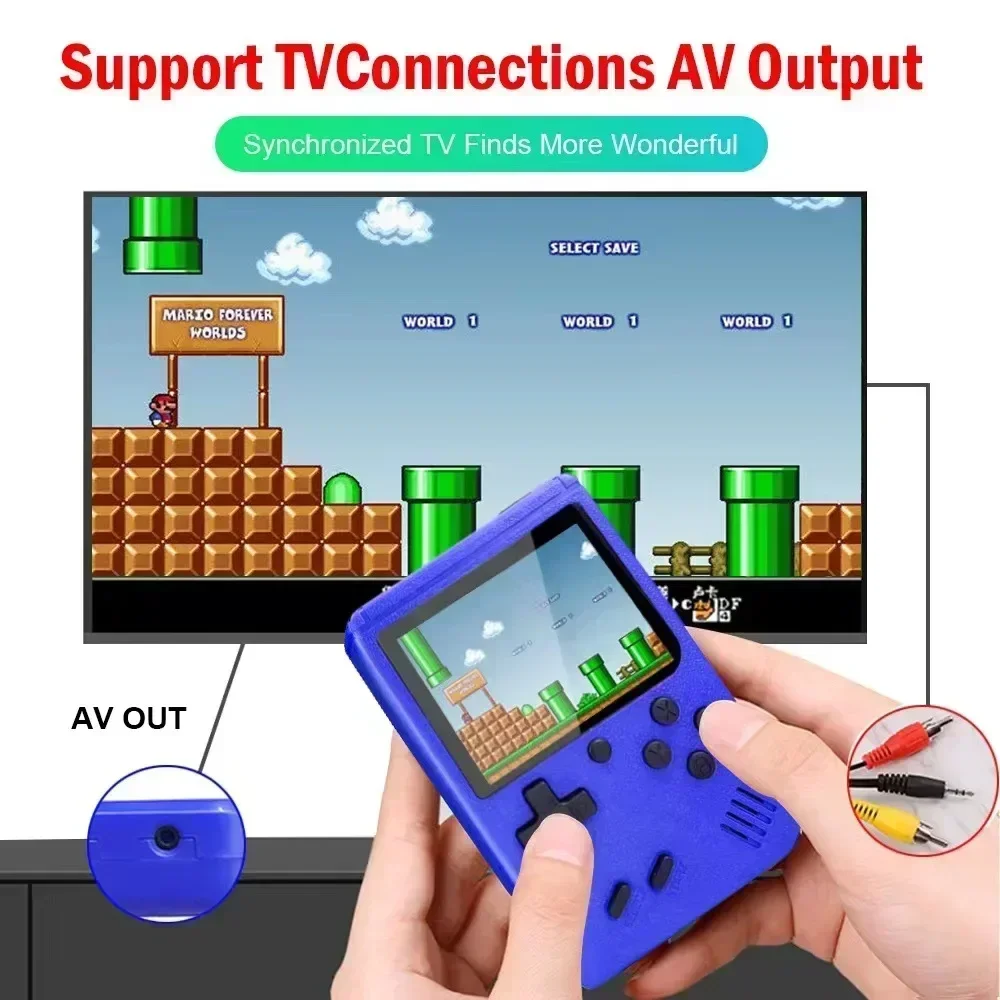 Портативная Мини-ретро 8-битная Игровая Консоль С 400 Встроенными Играми Av Out Game Boy