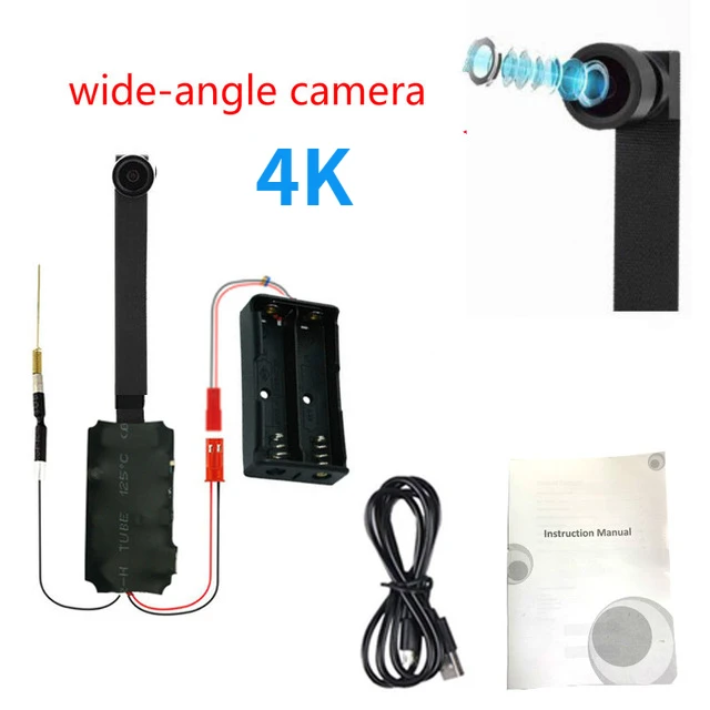 Сетевая камера 4 K Wi-Fi веб-камера IP P2P HD широкоугольная мини-камера сделай сам