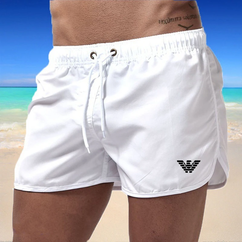 Men's Fashion Bodybuilding Shorts GymS Fitness Sports Short Pants Summer Casual Thin Cool Bermuda Male Quick Dry Beach Shorts