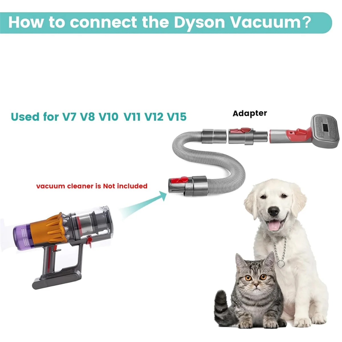 Набор для ухода за собаками пылесоса Dyson V7 V8 V10 V11 V12 V15 насадка щетки инструменты