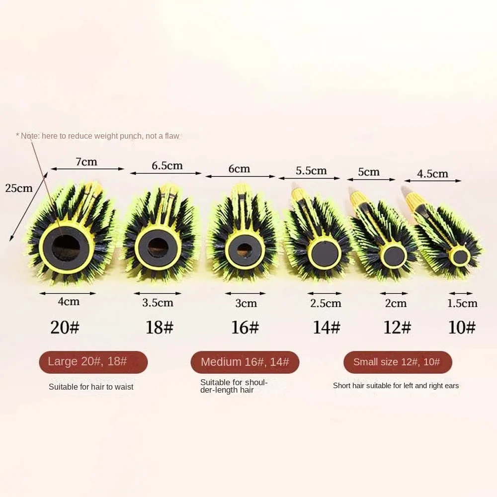 Расческа для вьющихся волос из щетины свиной