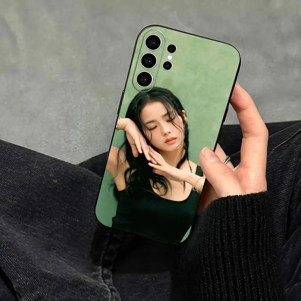 Чехол для телефона K-Kpop K-Kim J-Jisoo для Samsung S25, S24, S21, S22, S23, S30, Ultra, S20, Plus, FE, Note, 10, 9, 5G, черный (art.: 3920db041dd54) - 3920db041dd54