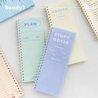 coil book color series writing paper material simple ins hand account student writing note notebook 4 styles