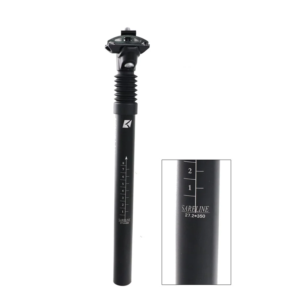 

Durable Shock Seat Post Shock Absorber Aluminum Alloy Bicycle Double Chuck Lifting Buffer Seat Tube Single Chuck