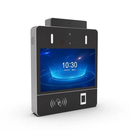

HFSecurity Biometric IRIS Scanner Face Facial Recognition Fingerprint Card Access Control System with Temperature Scanner(HM001)