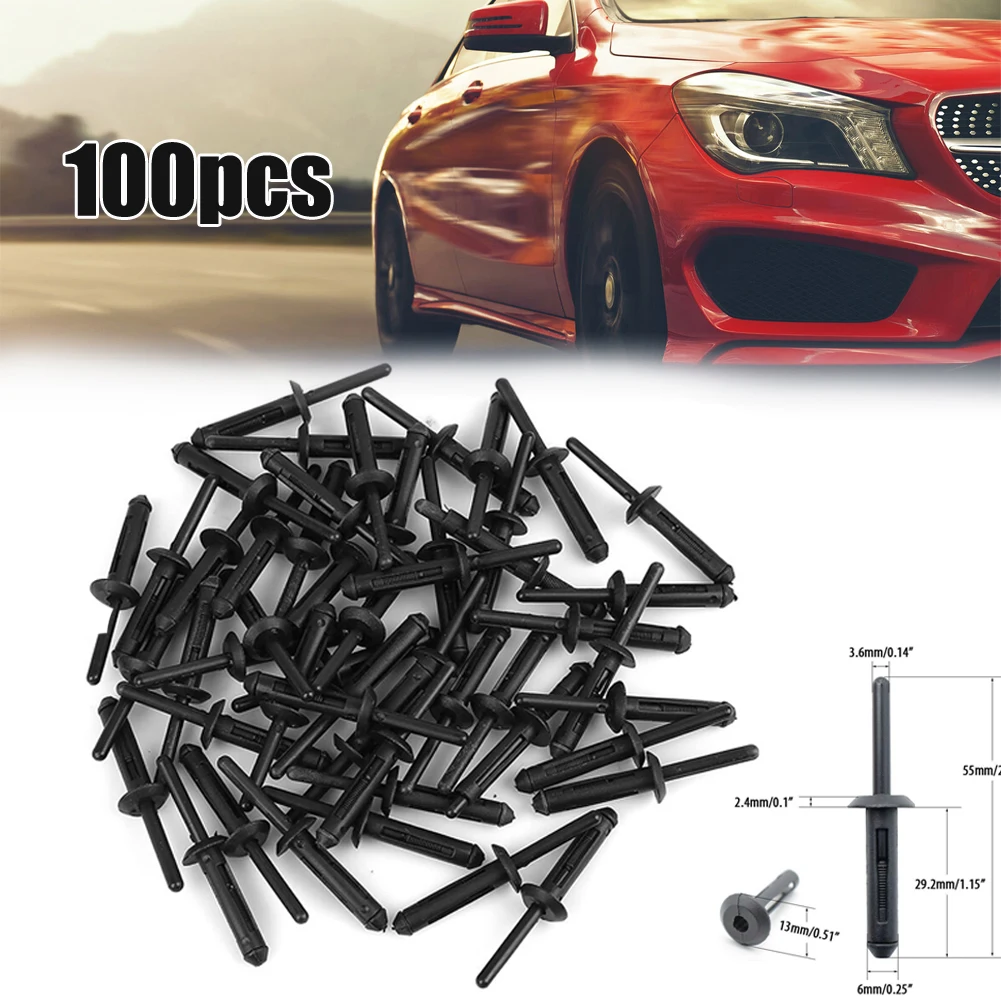

100 шт., автомобильные пластиковые фиксаторы для Chrysler, Dodge, Ford, Jeep