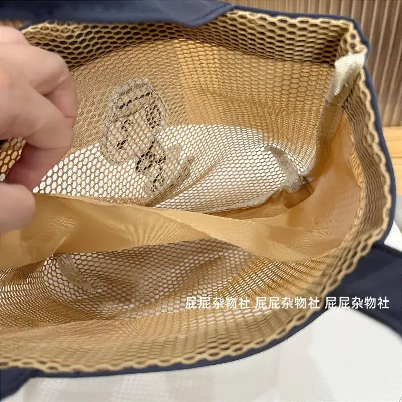 Мультяшный Снупи большой емкости сетчатая сумочка Kawaii уличная пляжная сумка для