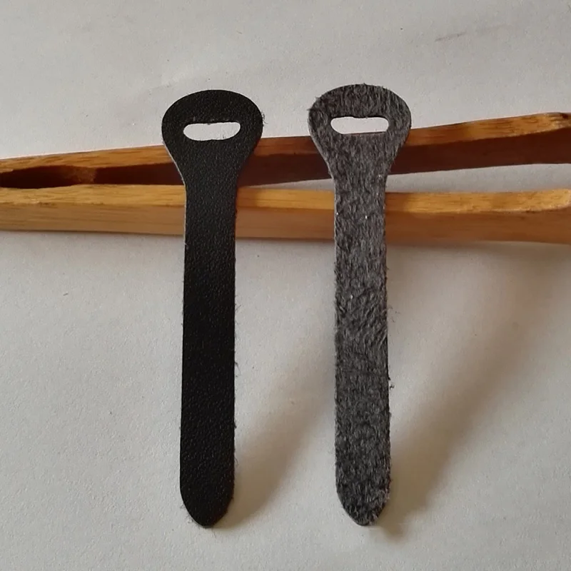 

5PCS/lot Detachable Leather Zipper Pull Heads For Clothing Bags Coat Accessories DIY Replacement Zipper Kit Supplies