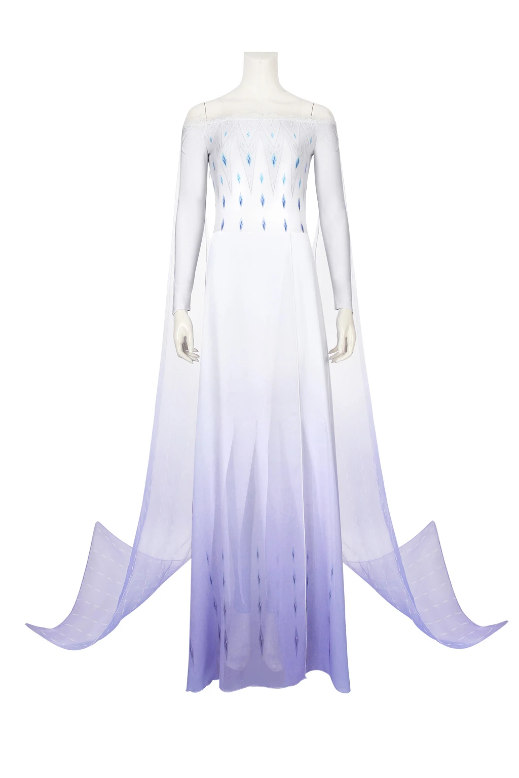 

Ice Snow Queen 2 Cosplay Elsa Costume Adult Women Stage Princess Dress Fancy Halloween Carnival Party Gown