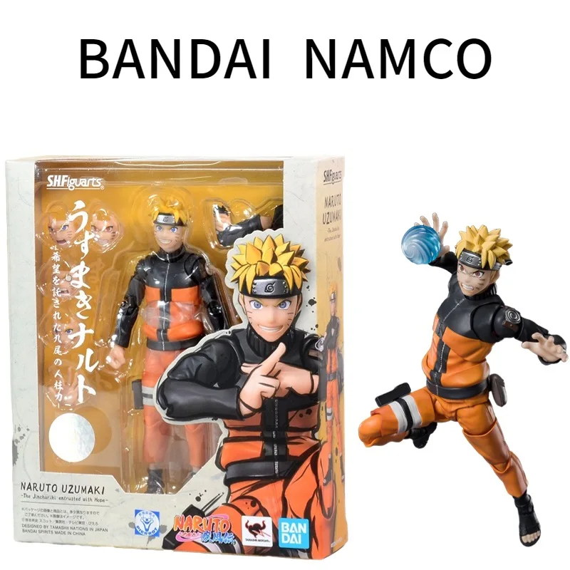 Bandai SHF Naruto 2,0, шарнирная экшн-фигурка, искусственная кожа, японская версия, коллекция украшений