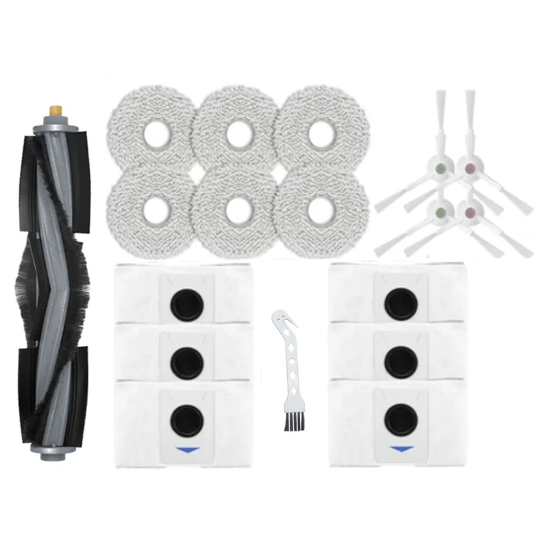 18 шт. для Ecovacs Deebot T20/T20MAX/T20PRO/X1 OMNI/T10 Omni/Turbo пылесос основная боковая щетка мешок пыли
