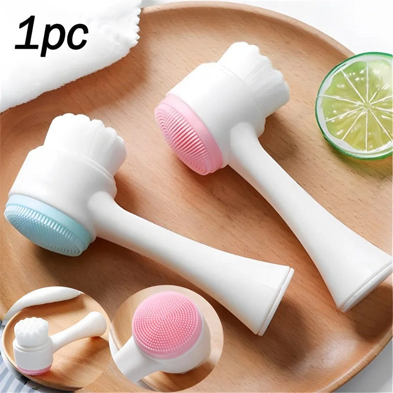 

Face Skin Care Facial Pore Cleansing Wash Brush Massager Blackhead Removal Product Pore Cleaner Exfoliator Face Scrub Brush