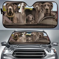 great dane dogs car sunshade dog design car sunshade car decoration custom printing car accessories guard dog