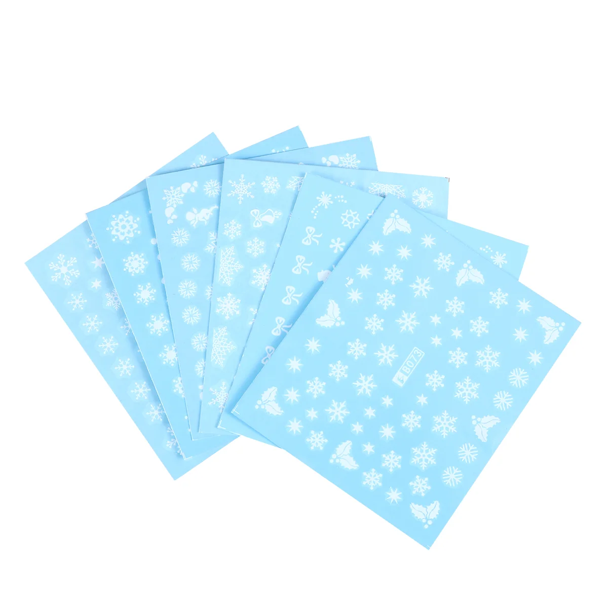 

Nail Stickers Snowflake Decals Christmas Deer White Manicure Women Sticker Star Adhesive Self Winter 3D Decoration Accessories