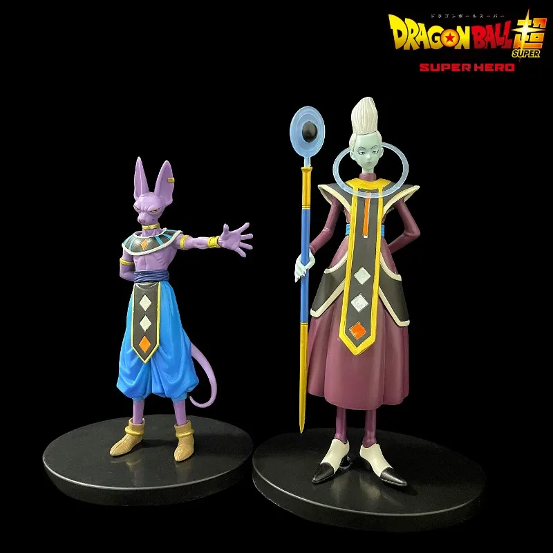 Dragon Ball аниме фигурка Beerus Whis Gods разрушение 17/20 см периферийная модель статуя из ПВХ