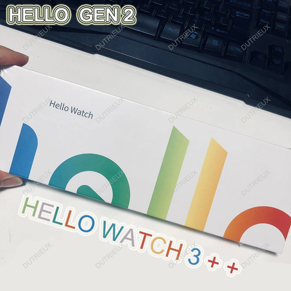 Фото Hello Watch 3 GEN 2 Официальные оригинальные умные часы AMOLED 49 мм 4G ROM NFC GPT Компас Фотоальбом Местные музыкальные часы для Android IOS №1