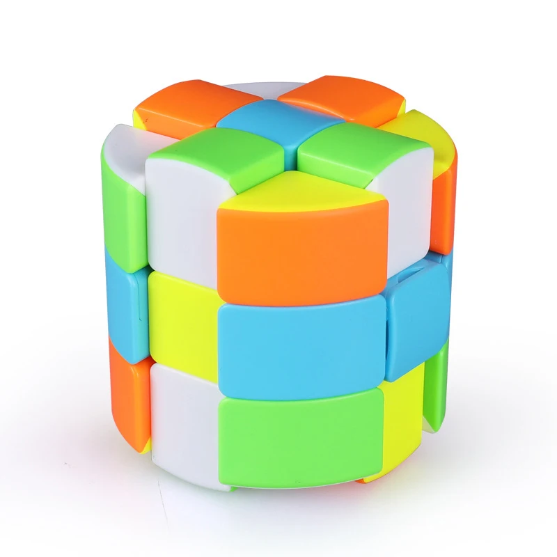 

Цилиндрический магический куб 2022 Магнитный 3X3X3 Профессиональный волшебный скоростной пазл игрушки волшебный куб фиджет игрушки для детей