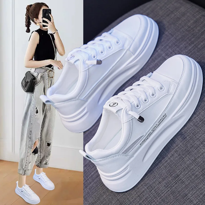

Spring 2021 new Korean version of the new small white shoes female students ins breathable shoes women's platform shoes