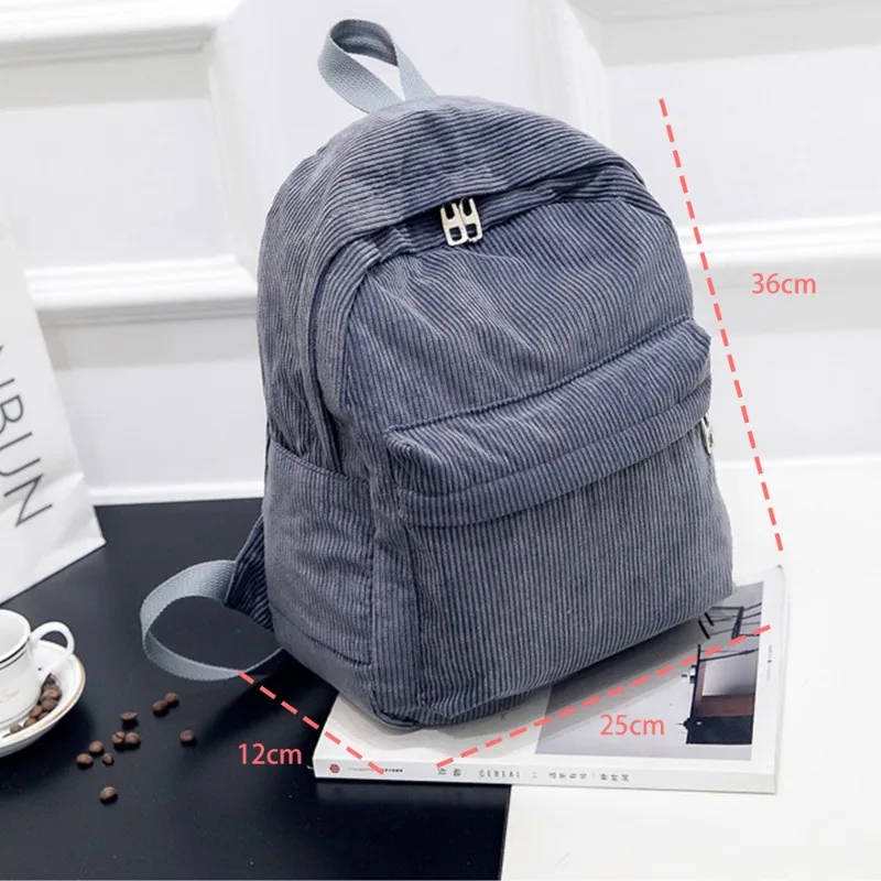 

Multipurpose Large Capacity Outdoor Travel Shoulder Bag 2023 New Men's and Women's Corduroy Backpack Girls' School Computer Bag