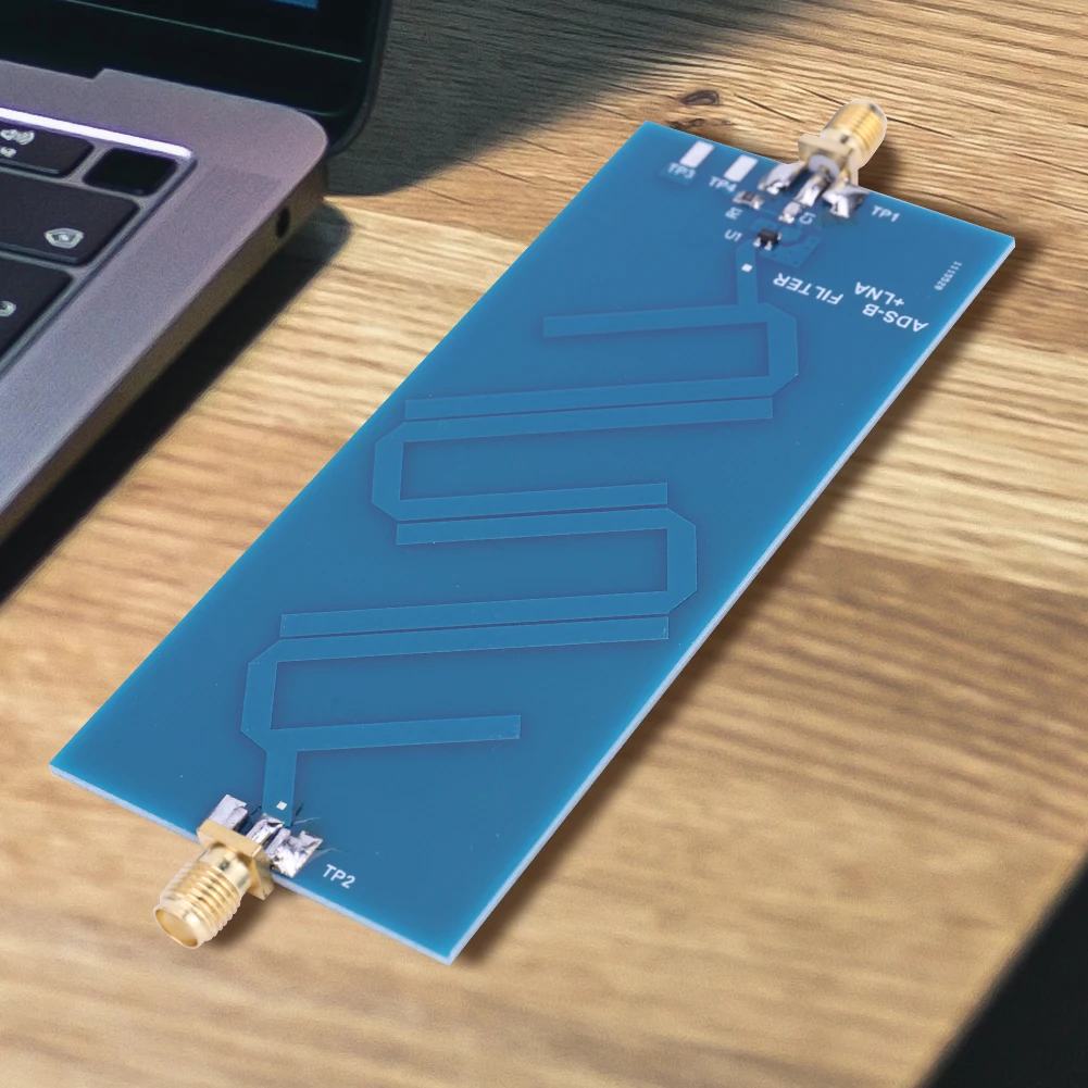 Полосовой фильтр ADS-B 1090 МГц + модуль активного приема LAN Стандартная женская