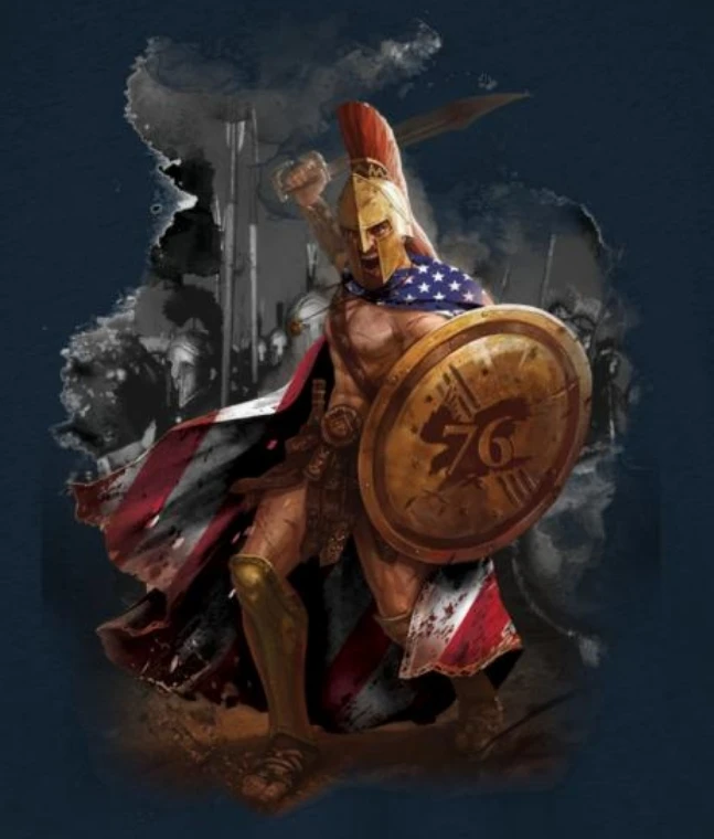 Пуловер Amercian Spartan Warrior толстовка из 100% хлопка удобная повседневная мужская модная