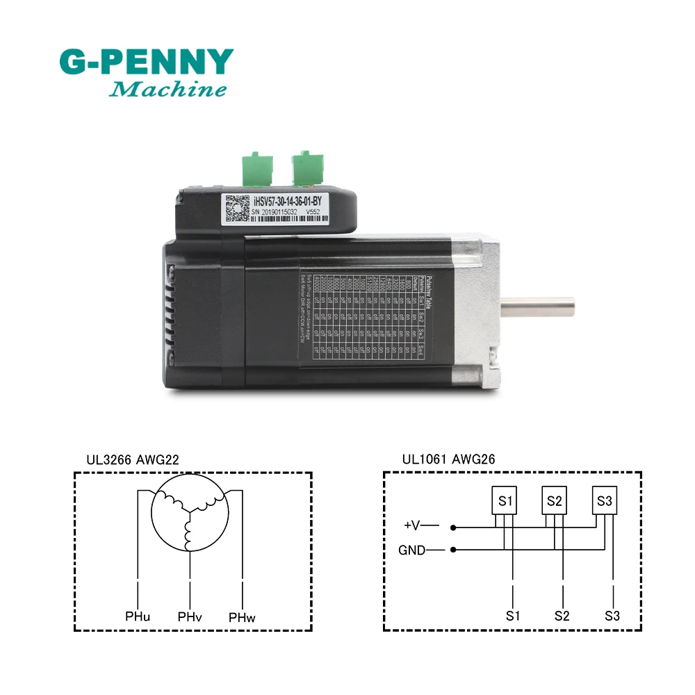 G-PENNY Бесплатная доставка! Встроенный серводвигатель 140 Вт 0 45 Нм с драйвером 36 В