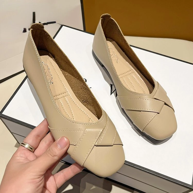 

Spring Autumn Women Flats Wave Slip on Flat Shoes Woman Loafers Boat Shoes Shallow Ballet Flats Comfortable Female Shoe