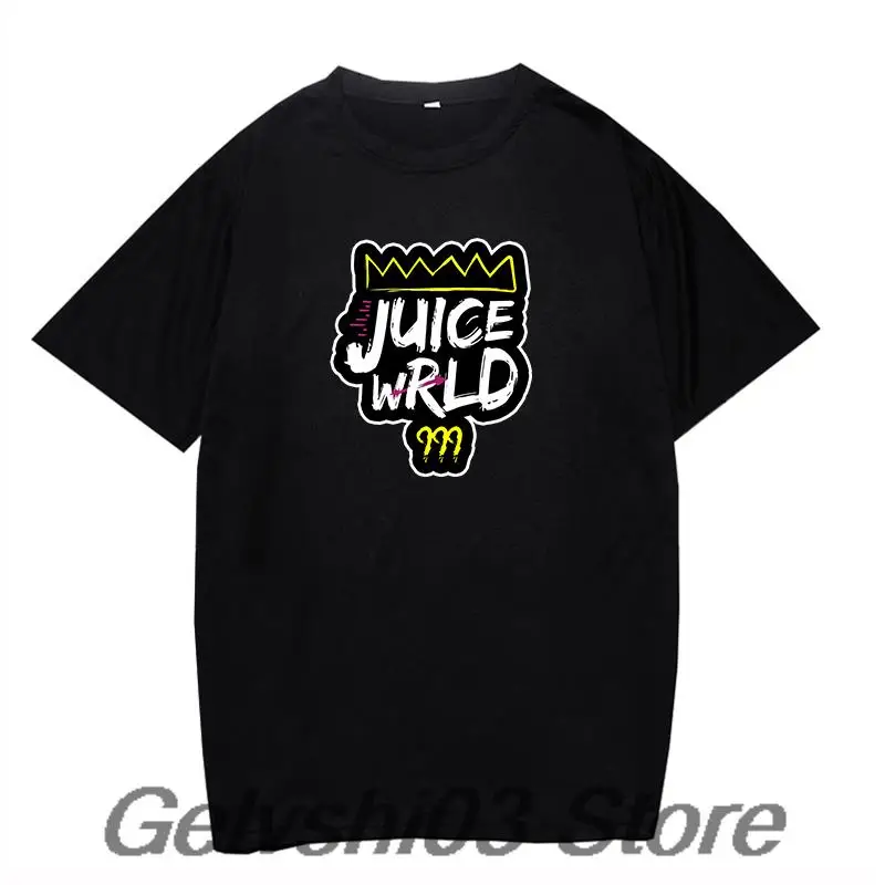 

Rapper Juice Wrld Print T-Shirt Men Women Harajuku Oversized Cotton T-shirt Short Sleeve Male Hip Hop Loose T-Shirt Men Clothing
