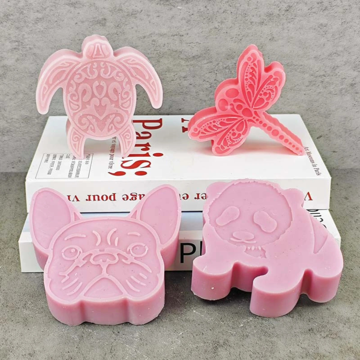 Силиконовая форма в виде свечи животных различные стили из смолы сделай сам