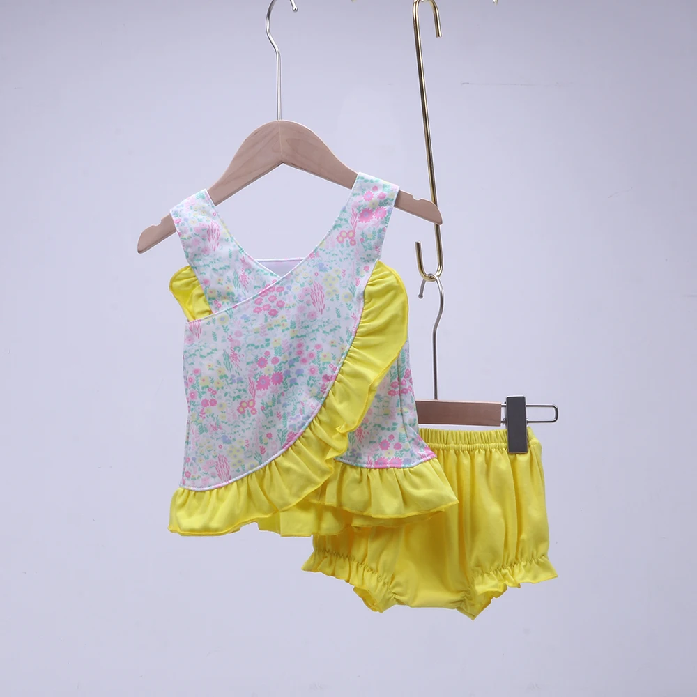 

Babi Girl Clothes Set Toddler Girl Clothes Baby Bodysuits Sleeveless T-Shirt Lace Dress Kids Clothes Girls Shorts Suit outfit