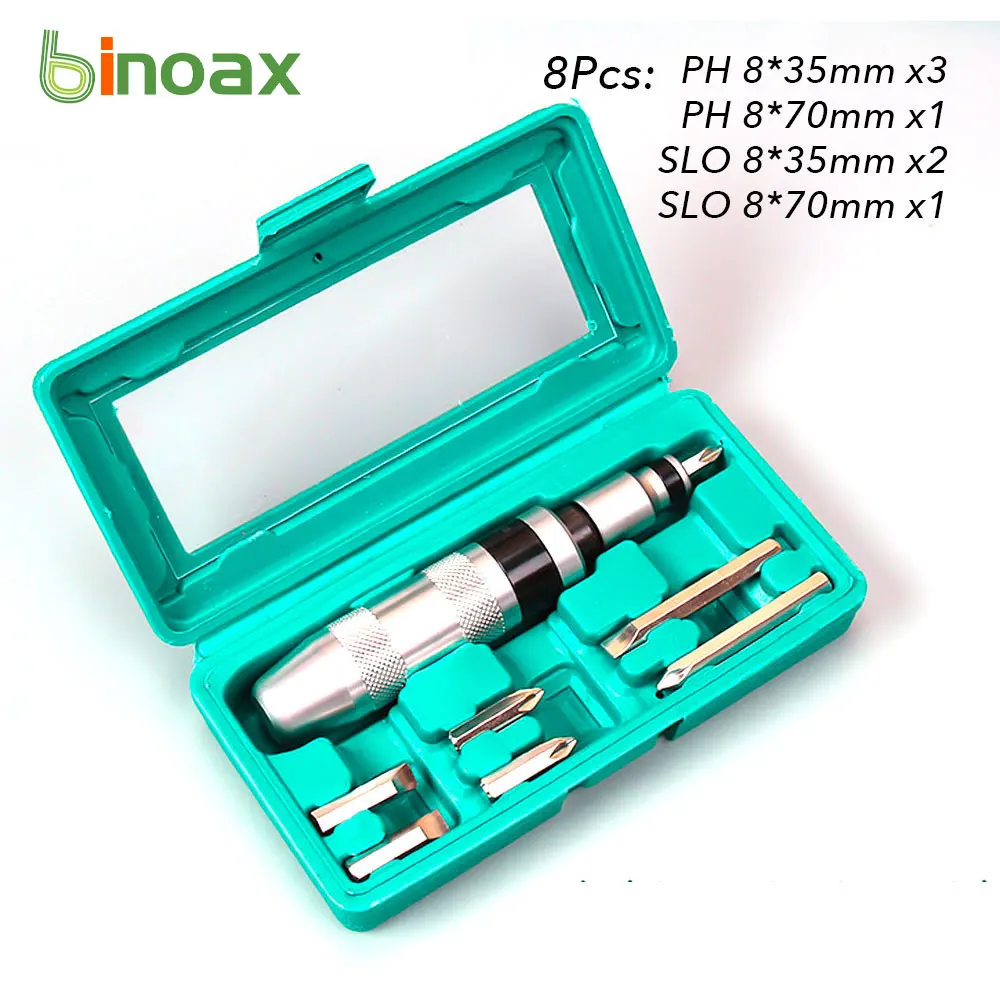 

Binoax 7/8 PCS Professional Portable Impact Driver Screwdriver For Loosening Frozen Bolts And Stubborn Fasteners