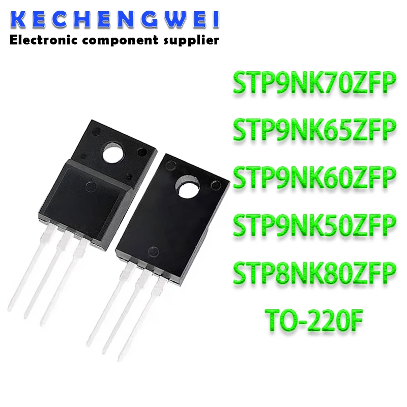 10 шт STP9NK70ZFP TO-220F P9NK70ZFP STP9NK70 STP9NK65ZFP P9NK65ZFP STP9NK60ZFP P9NK60ZFP STP9NK50ZFP P9NK50ZFP STP8NK80ZFP