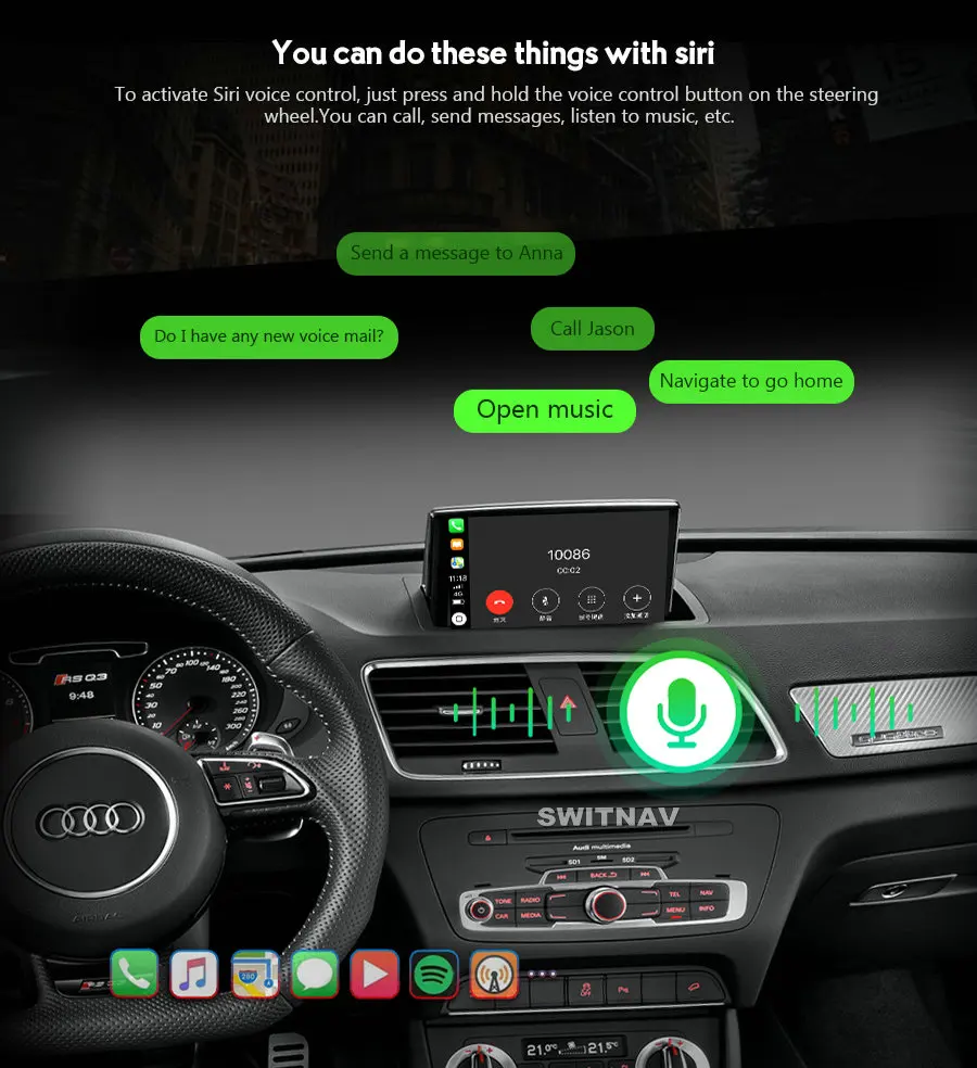 Беспроводной автомобильный модуль для Audi Q5 2009-2017 Mirror Link AirPlay Carplay Android |
