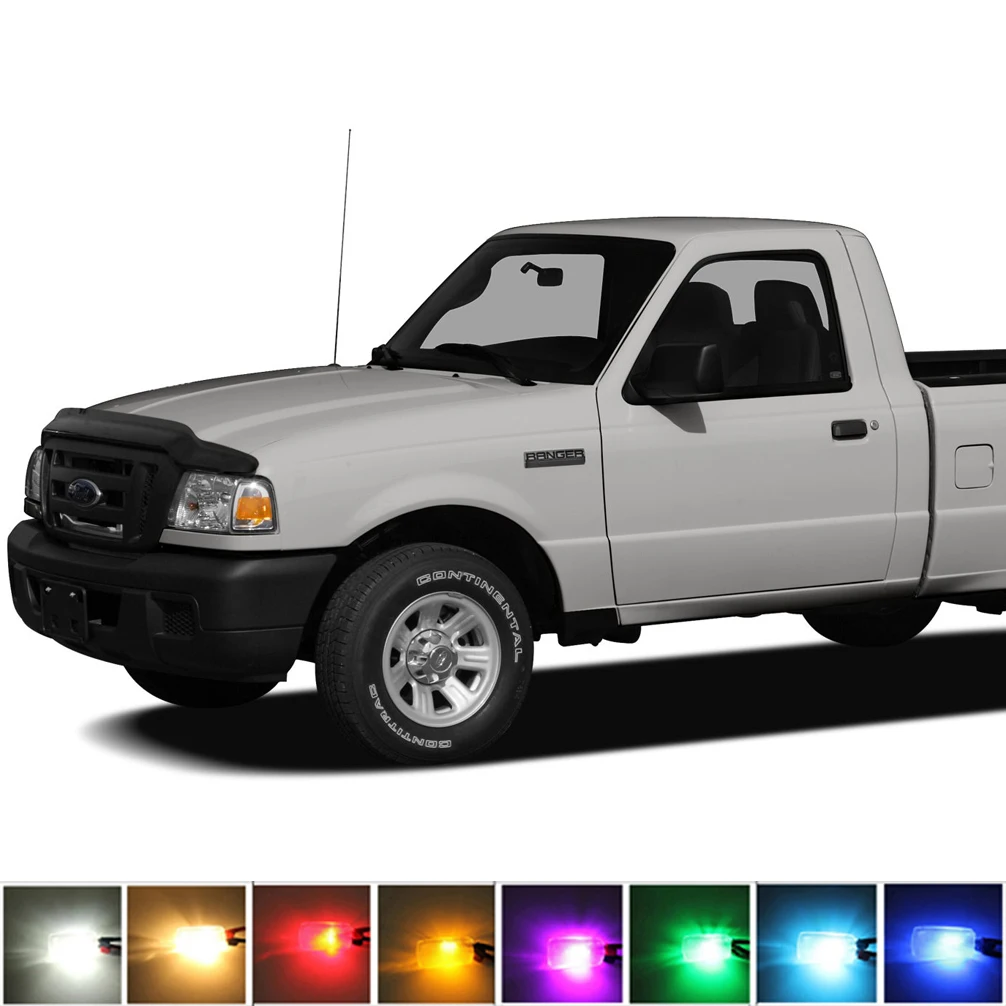 

For Ford Ranger 2006-2010 High/Low Beam Headlight Halogen Fog Turn Signal Sidemarker Brake Tail Back Up License LED Light