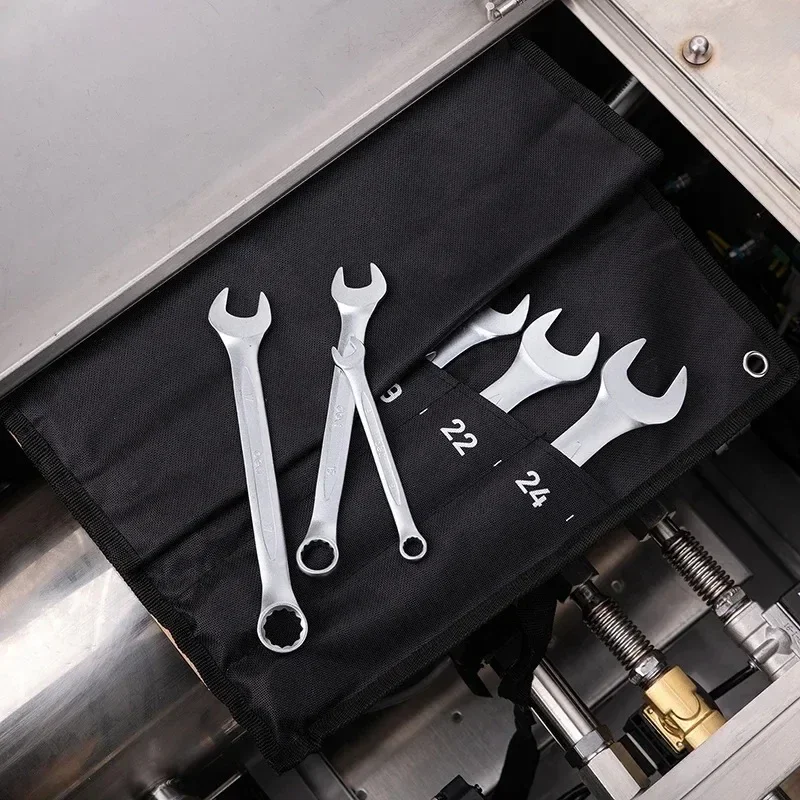 Набор многофункциональных комбинированных гаечных ключей Deli с храповым