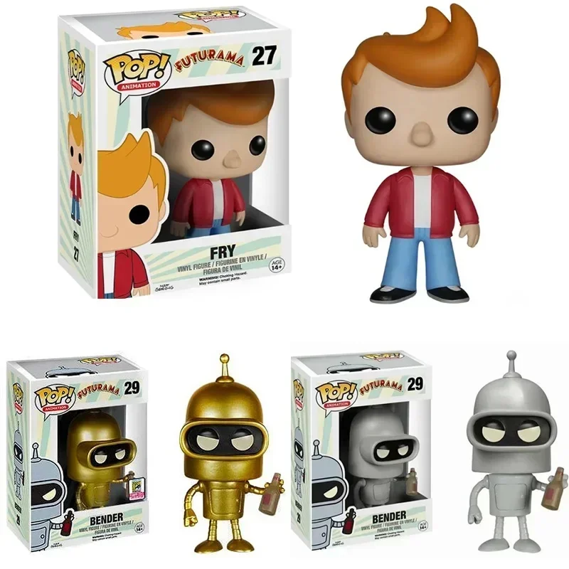 Funko Pop Animation FUTURAMA FRY 27. # BENDER 29 Виниловая фигурка коллекция ограниченной серии