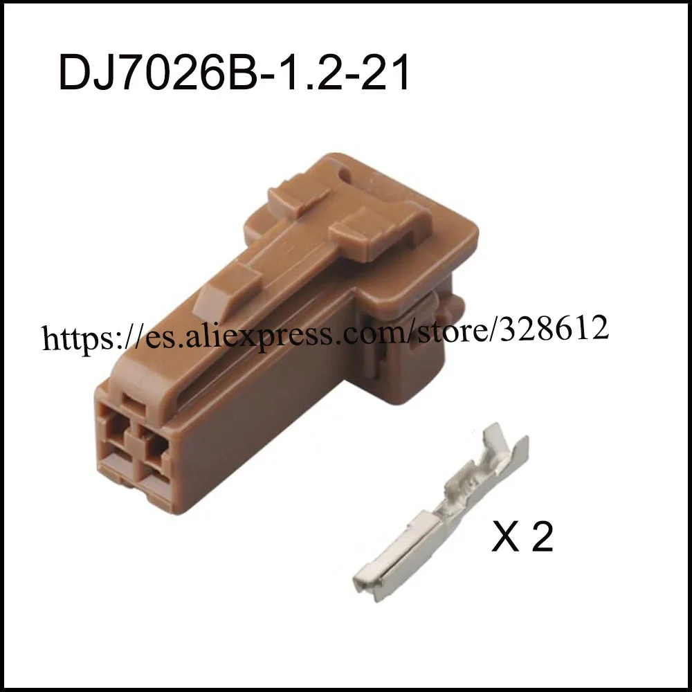 

DJ7026B-1.2-21 автомобильный водонепроницаемый гнездовой соединитель кабеля, 2-контактный автомобильный разъем с клеммой и уплотнением
