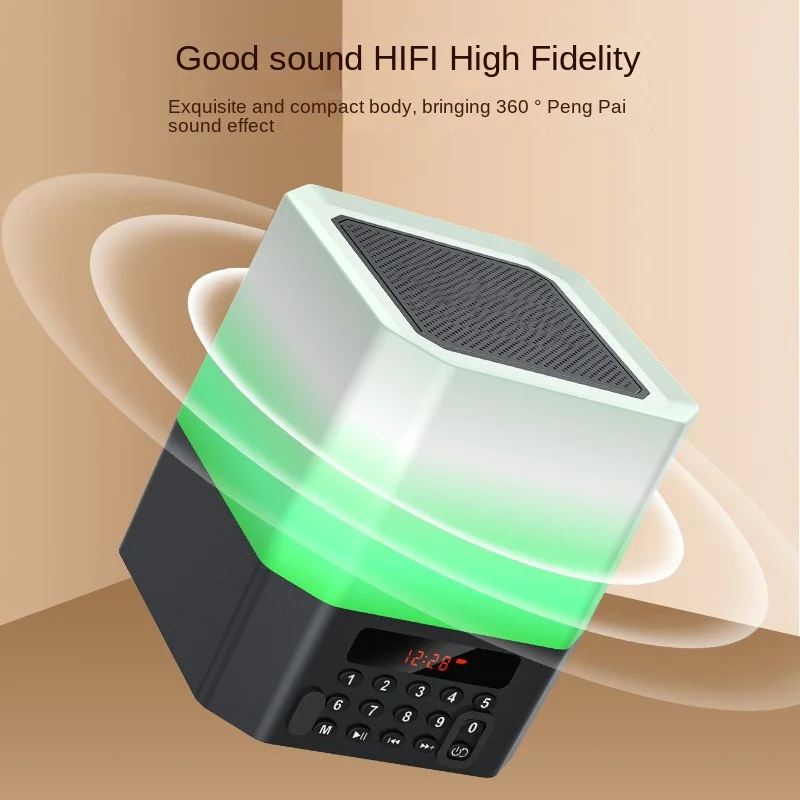 

Wireless Bluetooth Speaker Colorful Intelligent Touch Color Change Creative Atmosphere LED Sound