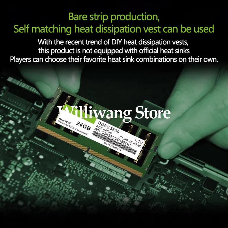 Новый оригинальный модуль памяти DDR5 5600 МГц 24 г для ноутбука универсальный DRR5 в