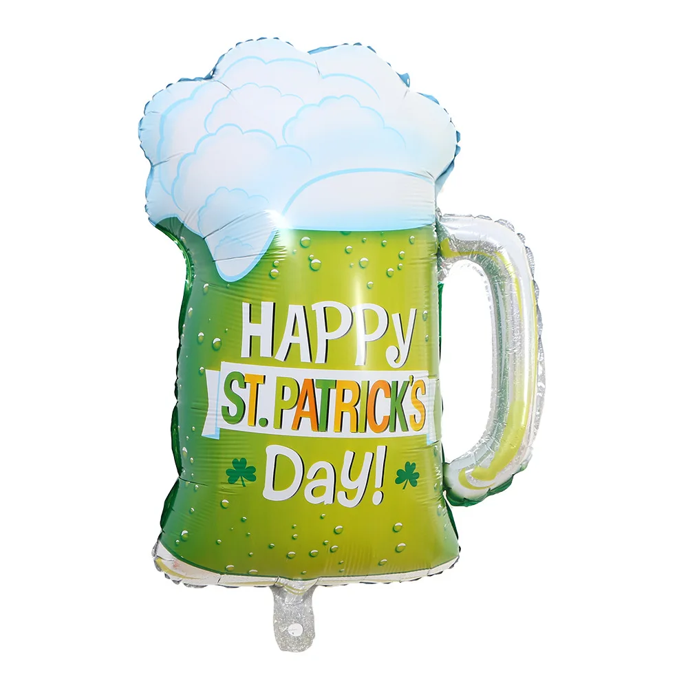 Вечерние украшения для Дня Святого Патрика 1 шт. зеленые бокалы вина воздушные