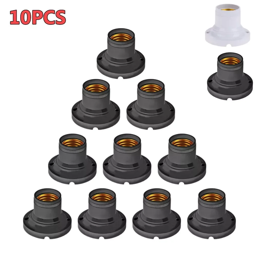 

E27 Lamp Holder Vintage Edison Lamp Holder Screw Bulb Base Retro Lampholders Fixture E27 Socket Holder Adapter cartridges