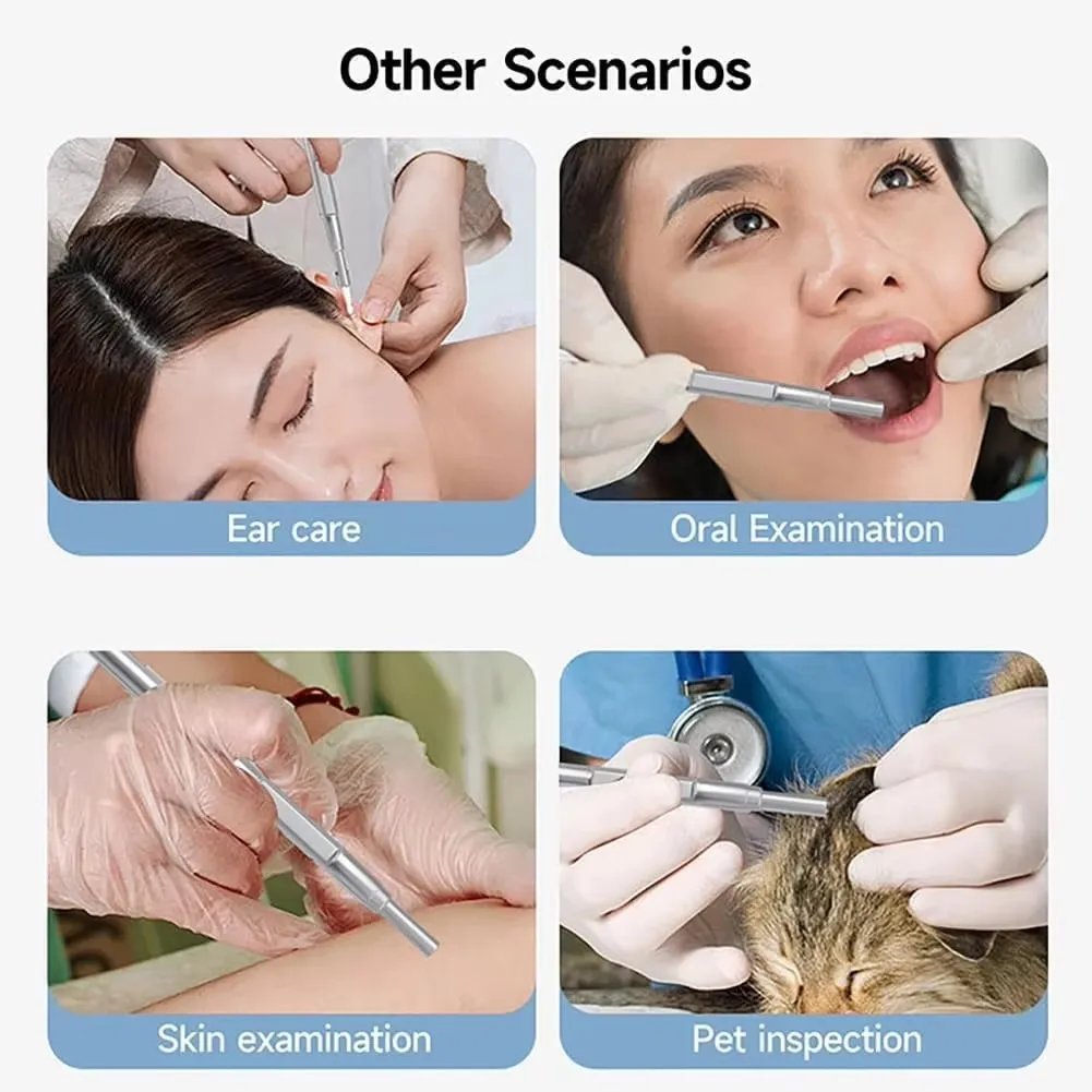 Ушной отоскоп HD 3 9 мм инструмент для удаления ушной серы цифровой 1080P 4 5 дюйма с 6