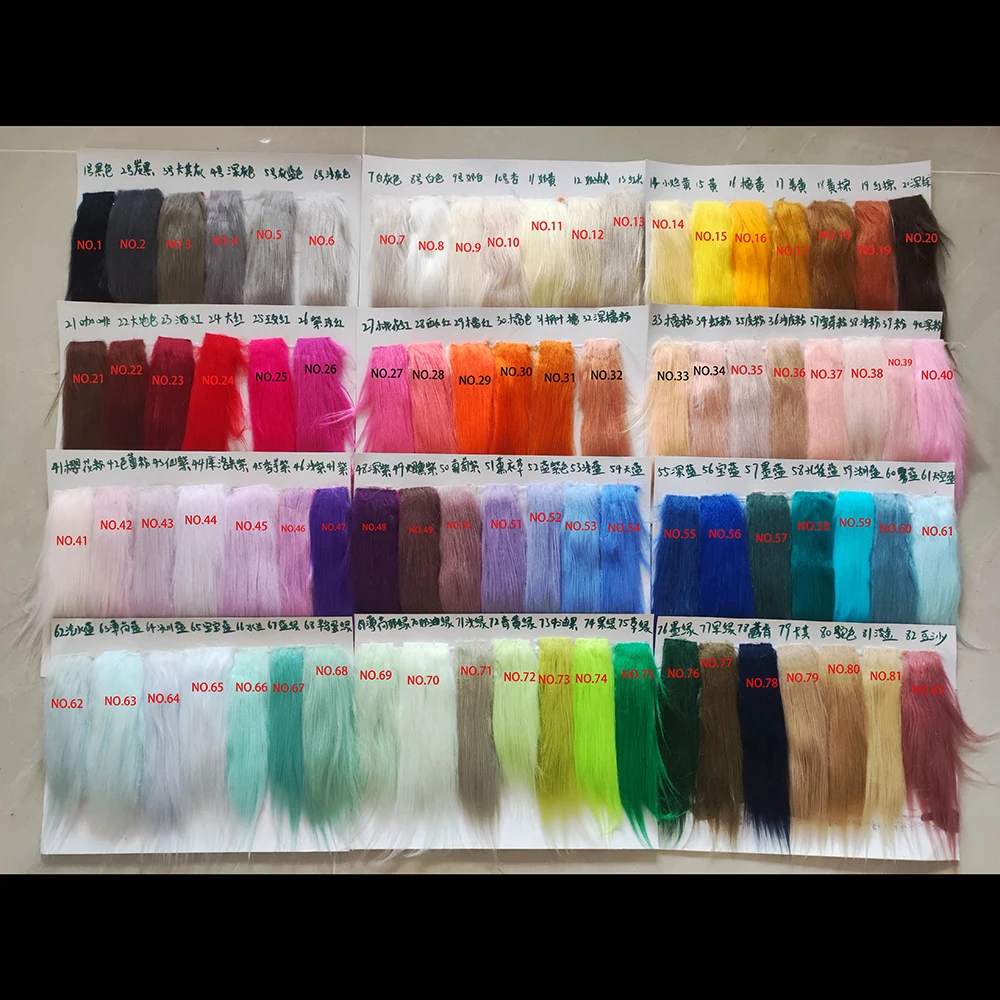 Новый парик для кукол с бабочкой для кукол BJD 18, 16, 14, 13, 112, цветной парик для куклы-принцессы, парик из искусственных волос для OB11, можно изготовить на заказ. (art.: 3920d87f1df18) - 3920d87f1df18