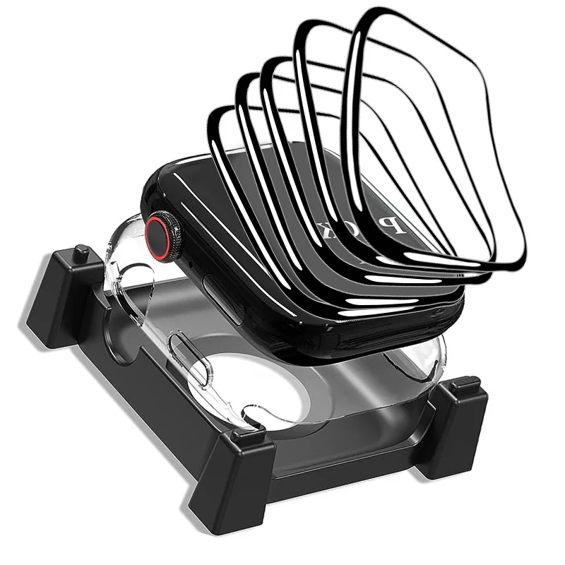 

Install Tray Screen Protector for Apple Watch 8 7 6 5 4 3 SE Protective Film IWatch Series Ultra 49mm 45mm 41mm 44mm 42mm 40mm