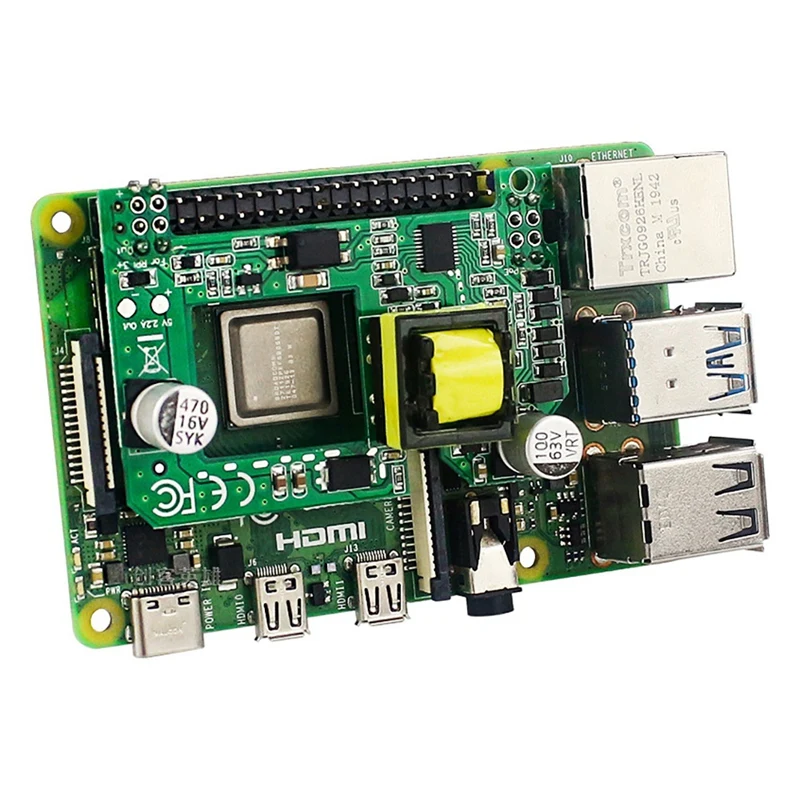 Для Raspberry Pi 4B модуль POE Power Over Ethernet IEEE 802.3Af стандартные коммутаторы шляпа для 4